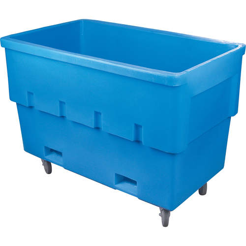 Double Walled Box Trucks, Polyethylene, 53" L x 28-1/4" W x 37" H, 22 cu. ft. Volume, 500 lbs. Capacity Equipex