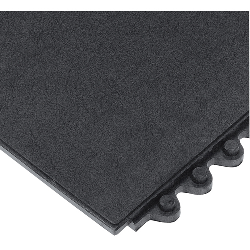 24/Seven&reg; Matting, Rubber, 3' W x 3' L, 5/8" Thick, Black Equipex