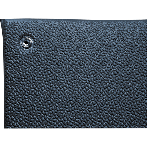Tapis Comfort-King antistatique, 4' la x 60' lo x 3/8" &eacute;p, Rugueux, Bleu Equipex