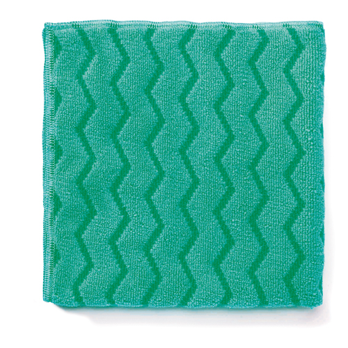 Chiffon de nettoyage Hygen, Microfibre, Vert Equipex