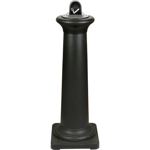 Groundskeeper Tuscan Cigarette Waste Collector, Free-Standing, Metal, 1 US gal. Capacity, 38-1/2" Height Equipex