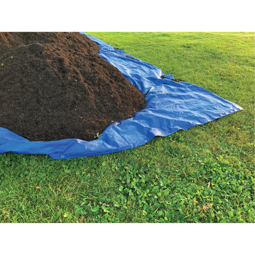 Tarp, Standard Duty, Blue, 7' x 5' x 4 mils Equipex