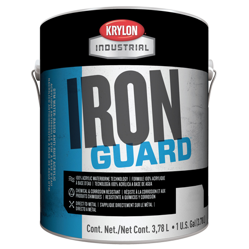 &eacute;mail industriel &agrave; base d'eau Iron Guard, Gallon, Noir Equipex