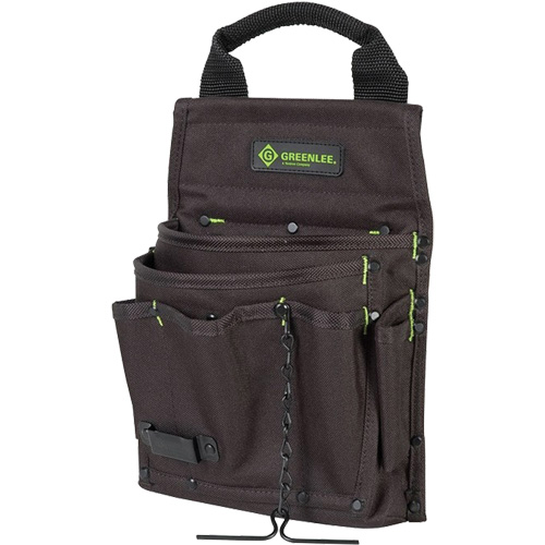 Sac &agrave; outils, Nylon, 7 pochettes, Noir Equipex