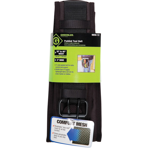 Tool Belt, Leather, Black Equipex