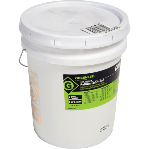 Lubrifiant en cr&egrave;me pour tirage de c&acirc;ble, Seau Equipex