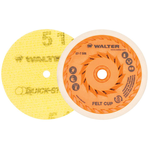Quick-Step Instant Polish Discs, 5" Dia. Equipex