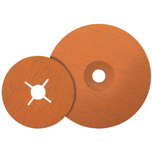 Coolcut XX Sanding Disc, Aluminum Oxide/Ceramic, 60, 4-1/2" Dia x 7/8" Arbor Equipex