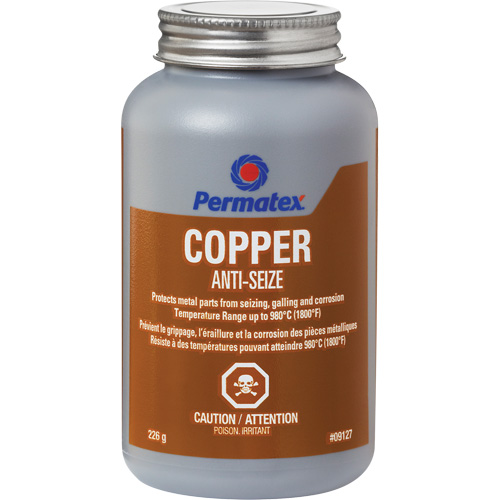 Copper Anti-Seize, 227 g, Brush Top Can, 1800°F (982°C) Max Temp. Equipex