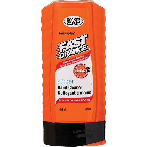 Nettoyant &agrave; mains, Pierre ponce, 443 ml, Bouteille, Orange Equipex