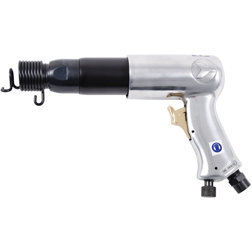 Marteau pneumatique AH150L &agrave; long baril et mandrin 0,401, 4,2 pi³/min, 1/4" NPT, 2000 coups/min Equipex