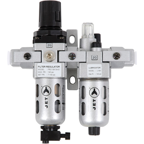 AFRLCM14 2-Piece Miniature Air Filter, Regulator & Lubricator, 1/4" NPT Equipex