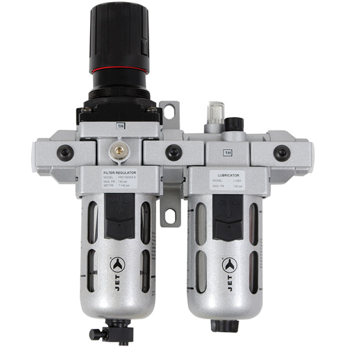 Filtre &agrave; air standard en deux parties, r&eacute;gulateur et lubrificateur AFRLCS12, 1/2" NPT Equipex