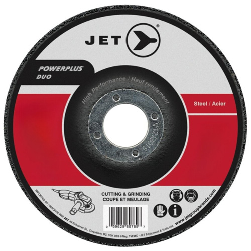 A24R POWERPLUS Grinding Wheel, 9" x 1/4", 7/8" Arbor, Type 27 Equipex