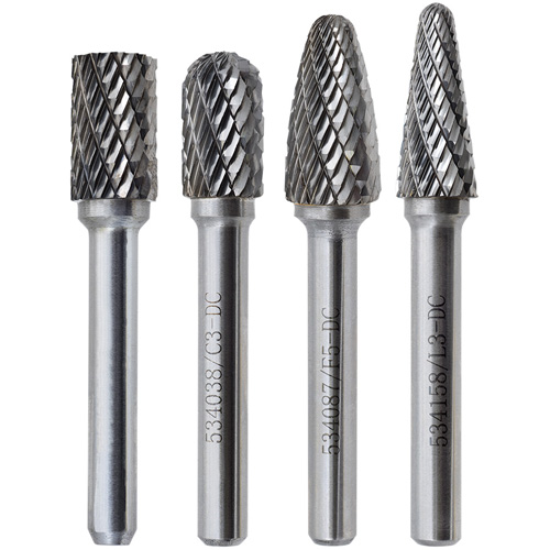 CBHP-4 Premium Carbide Bur Set, 4 Pieces Equipex