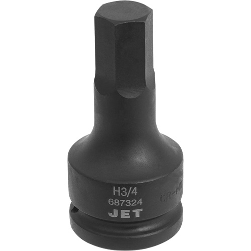 Impact Bit Socket, Hex, 3/4" x 3/4" Drive Equipex