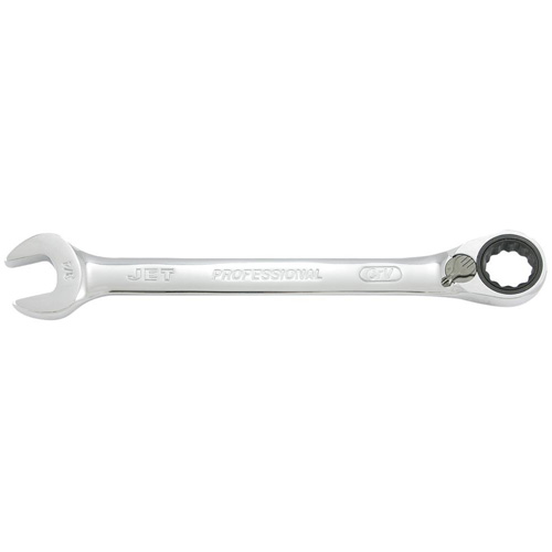 Cl&eacute; mixte r&eacute;versible &agrave; cliquet &agrave; long profil, 7/16", Fini Chrome Equipex