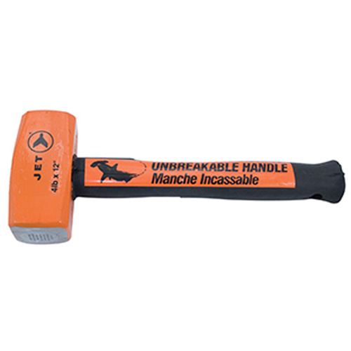 Indestructible Handle Sledge Hammer, 4 lbs., 12", Tubular Steel Handle Equipex