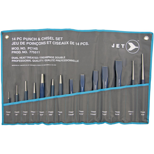 Punch & Chisel Set, 14 Pieces Equipex