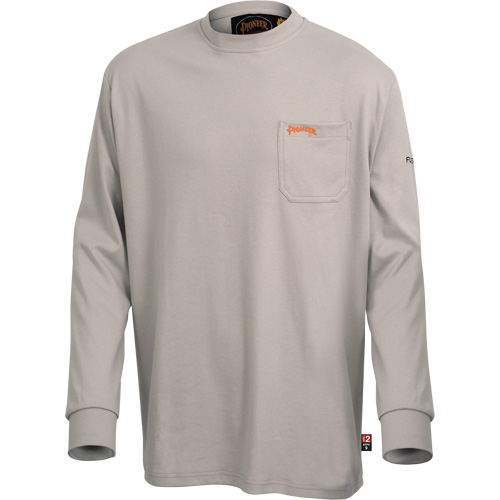 333 Flame-Resistant Long-Sleeved Cotton Shirt, 2X-Large, Grey Equipex