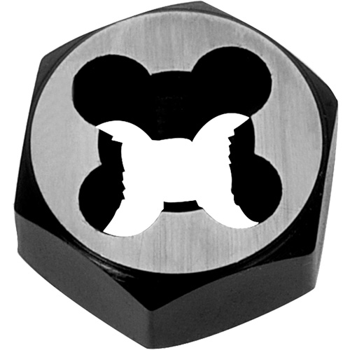 Hexagon Rethreading Bolt Die, 1" Dia., M6x1 Thread, Chromium Steel Equipex