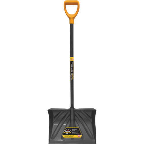 Pro Snow Shovel, Polypropylene Blade, 13-1/2" Wide, D-Grip Handle Equipex