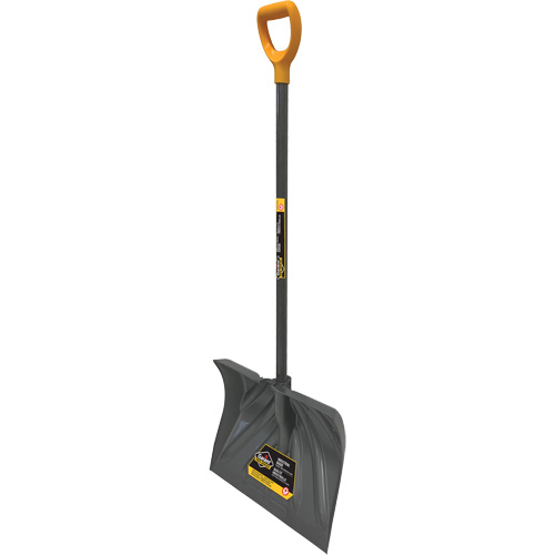 Pro Snow Shovel, Polypropylene Blade, 13-1/2" Wide, D-Grip Handle Equipex