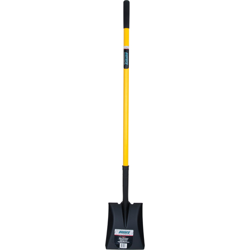 Square Point Shovels, Fibreglass, Tempered Steel Blade, Straight Handle, 48" Long Equipex