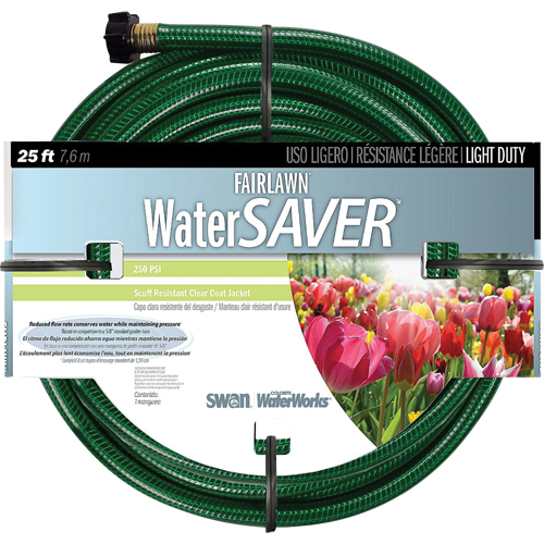 Fairlawn Watersaver Light Duty Garden Hoses, Nylon, 1/2" dia. x 25' Equipex