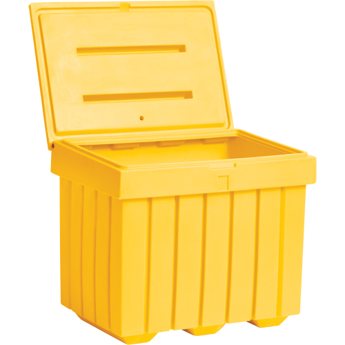 Conteneur d'entreposage &eacute;conomique pour sel/sable, 32" x 23" x 27-1/2", 10 pi³, Jaune Equipex