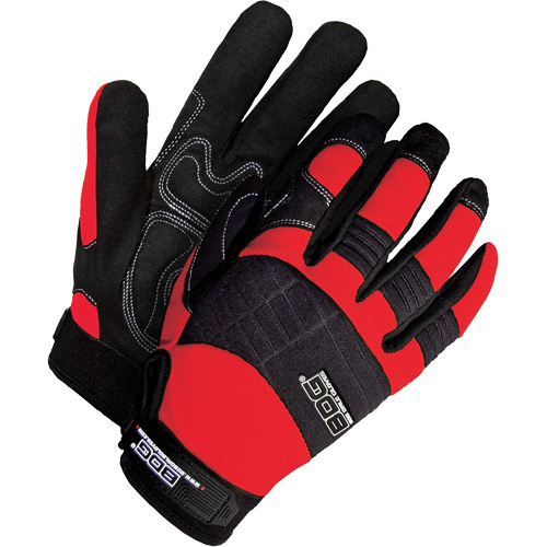 Heavy-Duty Performance Gloves with Padded Palms, Size Large, Synthetic Palm Equipex