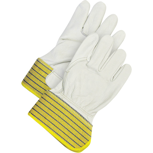 Classic Fitter Gloves, Large, Grain Cowhide Palm, Fleece Inner Lining Equipex