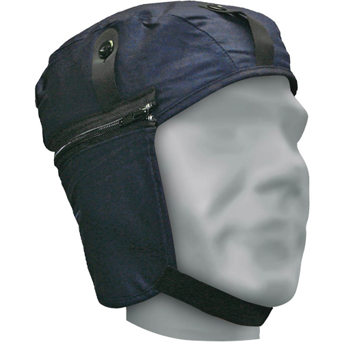 Doublure classique pour casque avec rallonge pour oreilles, Doublure en Molleton/Coton, Taille unique Equipex