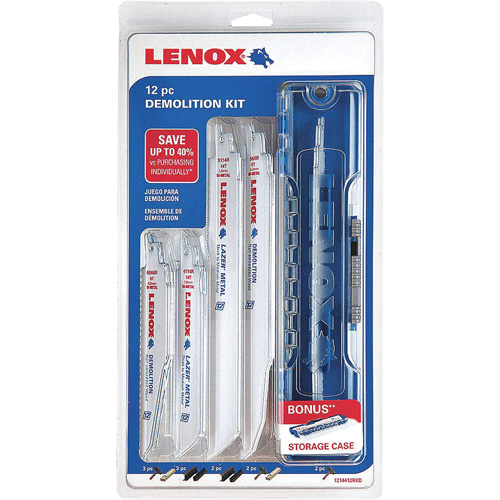 Demolition Reciprocating Saw Blade Kit Equipex