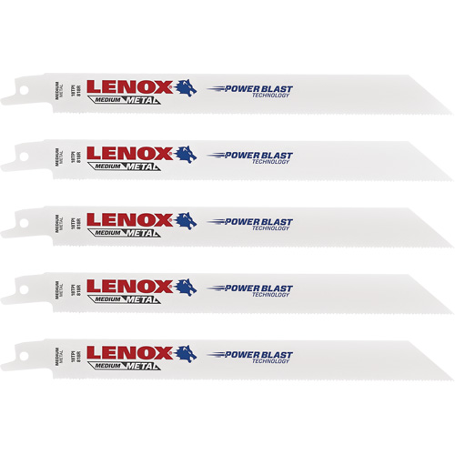 Lame de scie alternative, Bim&eacute;tal, 18 Dents par pouce, 8" lo x 3/4" la Equipex