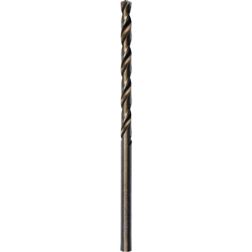 Foret court &agrave; usage intensif, Acier rapide au cobalt, 1/8", 2-3/4" lo, 1-5/8" Cannelure, 135° Angle Equipex