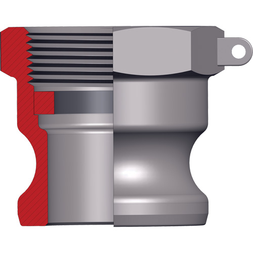 Dixon&reg; Cam & Groove Adapter Equipex