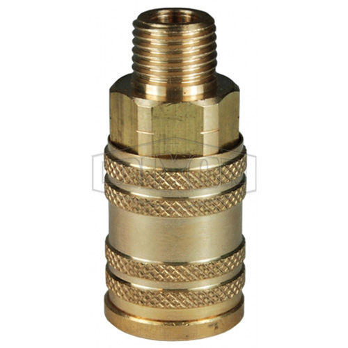 M-Series ARO Pneumatic Manual Coupler, 1/4" Equipex