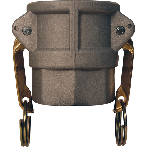 Global Cam & Groove Coupler, Aluminum, Type D, 2-1/2", Female NPT, 250 PSI Equipex