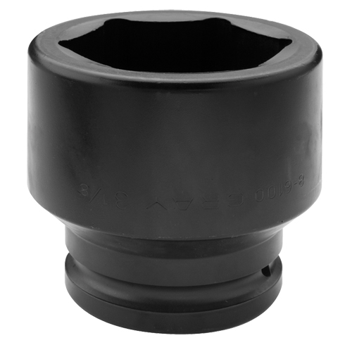 Socket, Impact, 3-1/8", 1-1/2" Drive, 6 Points Equipex