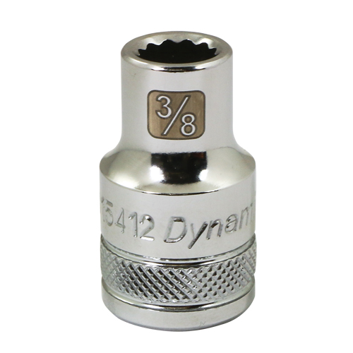 SAE Socket, 3/8", 1/2" Drive, 12 Points Equipex