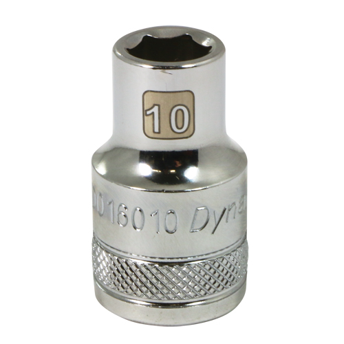 Douille m&eacute;trique, 10 mm, Prise 1/2", 6 pans Equipex