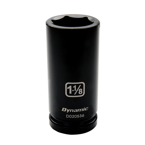 SAE Socket, Impact, 3/4", 3/4" Drive, 6 Points, Deep Equipex
