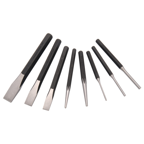 Punch and Chisel Set, 8 Pieces Equipex