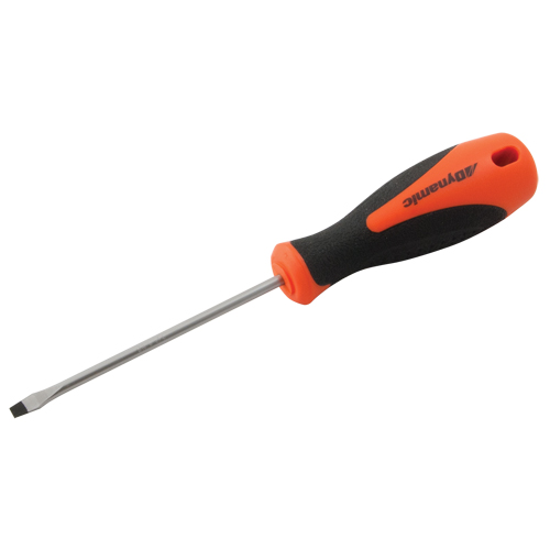Tournevis pour &eacute;crous &agrave; fente, Tige de 5/32", Ronde, 8" lo, Prise en Coussin&eacute;e Equipex