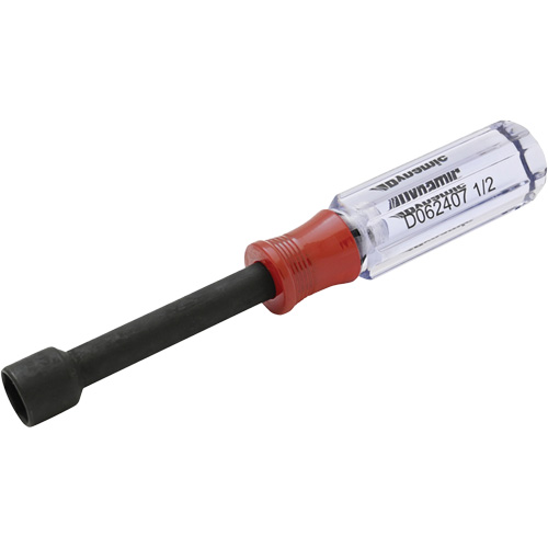 SAE Nut Driver with Acetate Handle, 1/2" Drive, 6-3/4" L, Non Magnetic Equipex