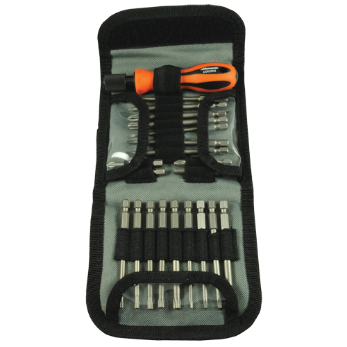 Tournevis multi embouts, 6-1/2" lo, Prise Coussin&eacute;e Equipex