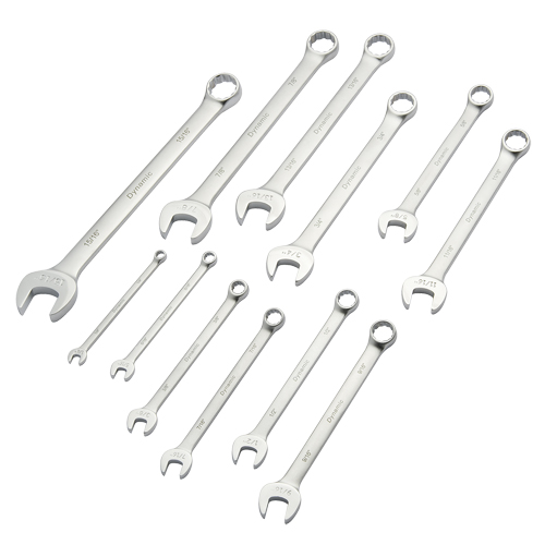 Wrench Set, Combination, 12 Pieces, Imperial Equipex