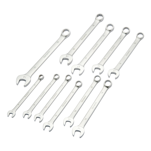 Wrench Set, Combination, 11 Pieces, Metric Equipex