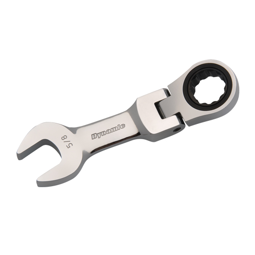 SAE Stubby Flex-Head Ratcheting Wrench Equipex